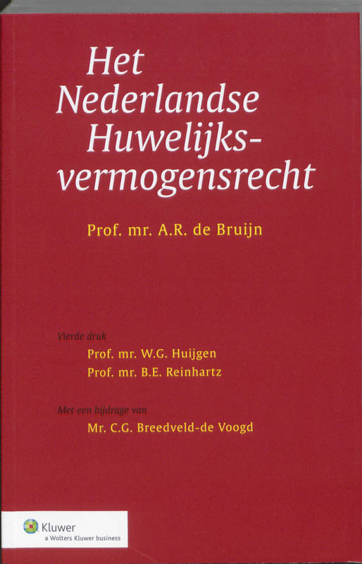 Omslag van Het Nederlandse huwelijksvermogensrecht