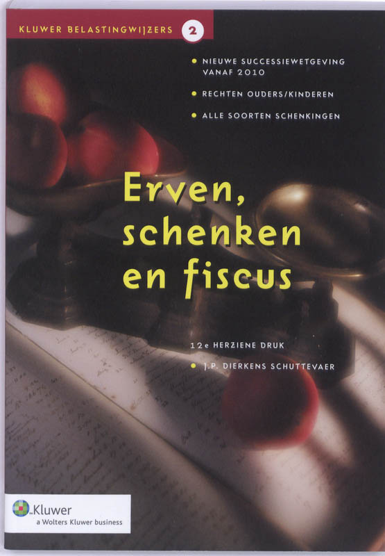 Omslag van Erven, schenken en fiscus