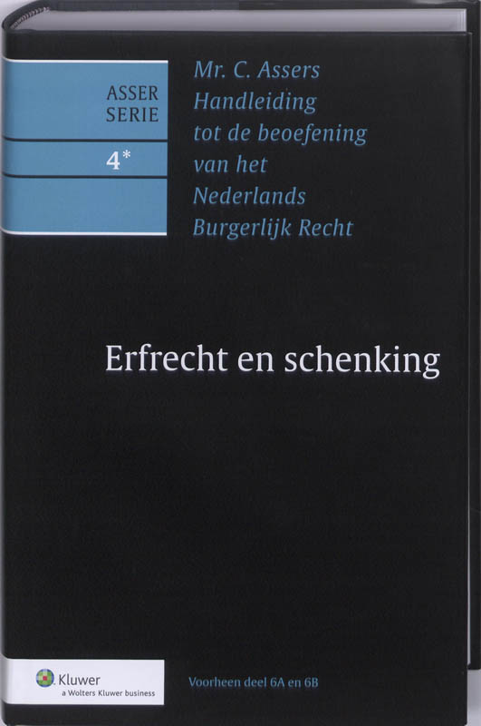 Omslag van 4 Erfrecht en schenking