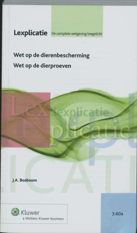 Omslag van Wet op de dierenbescherming / Wet op de dierproeven