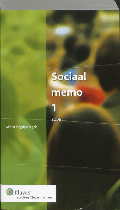 Omslag van Sociaal Memo 1