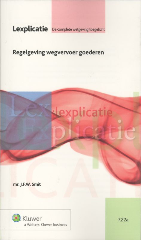 Omslag van Regelgeving wegvervoer goederen