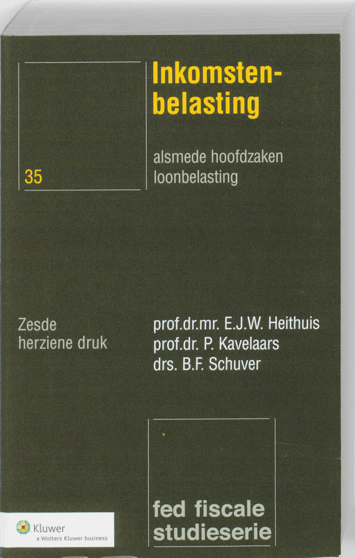 Omslag van Inkomstenbelasting