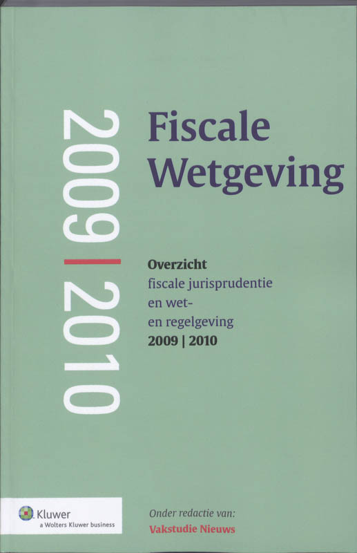 Omslag van Fiscale Wetgeving 2009/2010