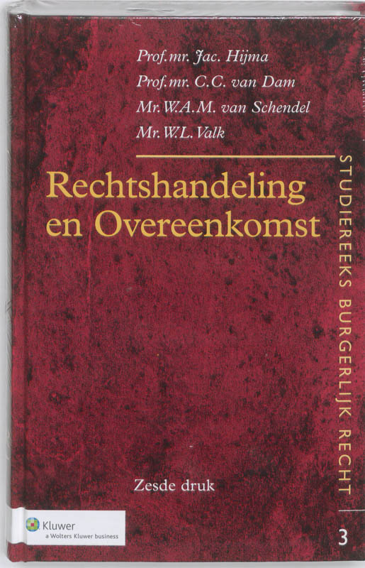 Omslag van Rechtshandeling en Overeenkomst