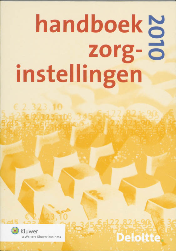 Omslag van Handboek zorginstellingen 2010