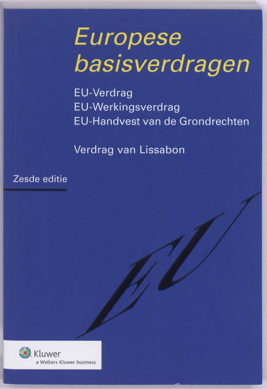 Omslag van Europese basisverdragen