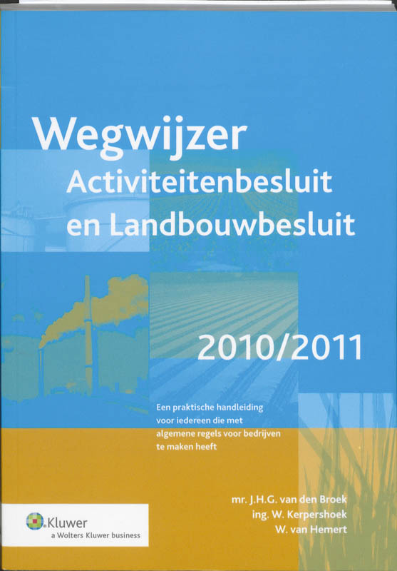 Omslag van Activiteitenbesluit en Landbouwbesluit 2010-2011