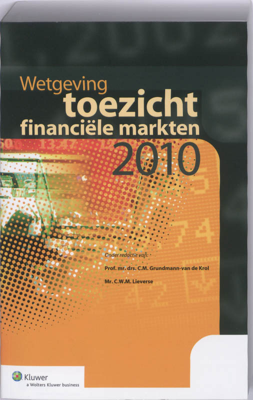 Omslag van Wetgeving toezicht financiële markten 2010