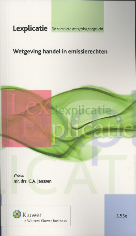 Omslag van Wetgeving handel in emissierechten