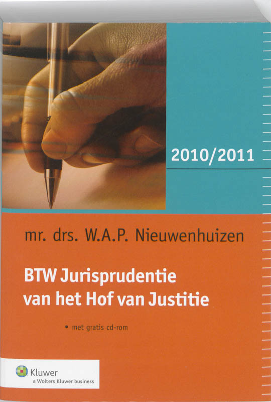 Omslag van BTW Jurisprudentie van het Hof van Justitie 2010/2011