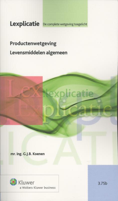 Omslag van Levensmiddelen algemeen