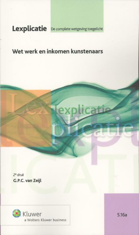 Omslag van Wet werk en inkomen kunstenaars
