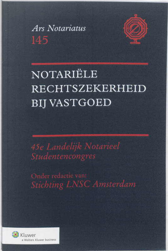 Omslag van Notariële rechtszekerheid bij vastgoed