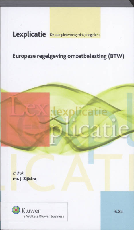Omslag van Europese regelgeving omzetbelasting (BTW)