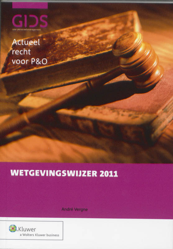 Omslag van Wetgevingswijzer2011 voor P&O