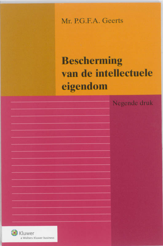 Omslag van Bescherming van de intellectuele eigendom