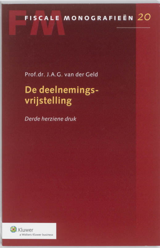 Omslag van De deelnemingsvrijstelling
