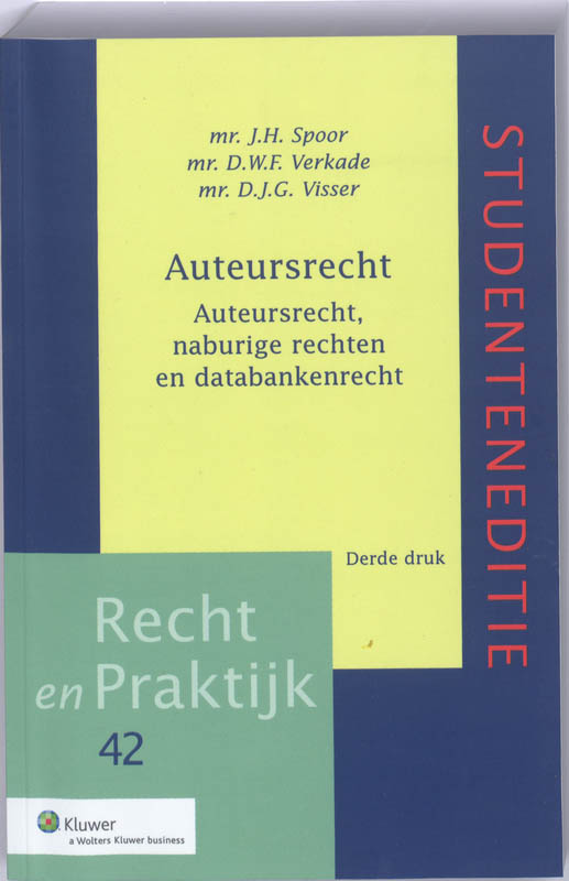Omslag van Auteursrecht Studenteneditie