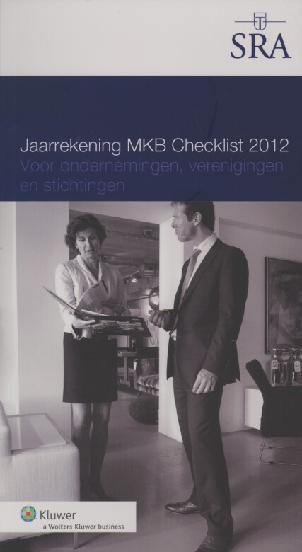 Omslag van Jaarrekening MKB checklist 2012