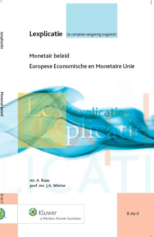 Omslag van Monetair beleid Europese economische en monetaire unie