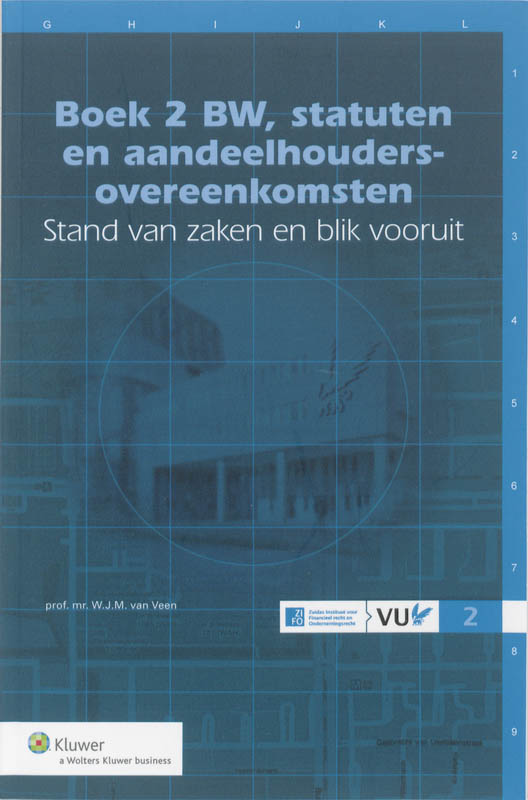 Omslag van Boek 2 BW, statuten en aandeelhoudersovereenkomsten - stand van zaken en blik vooruit