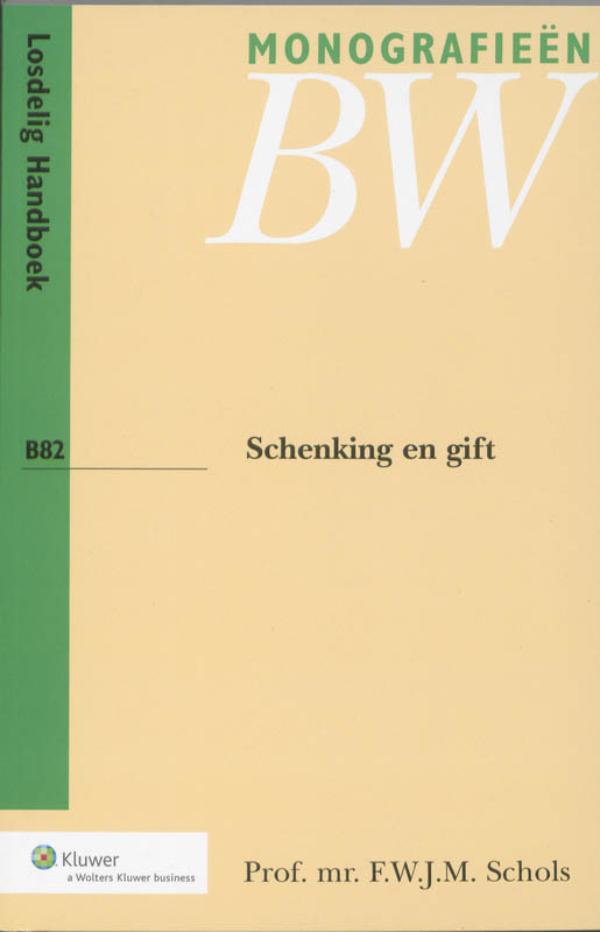 Omslag van Schenking en gift