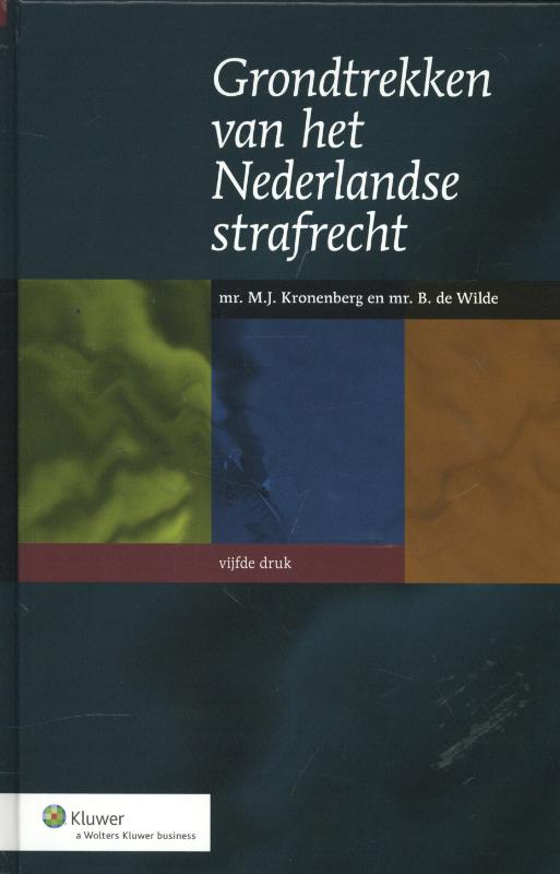 Omslag van Grondtrekken van het Nederlandse strafrecht
