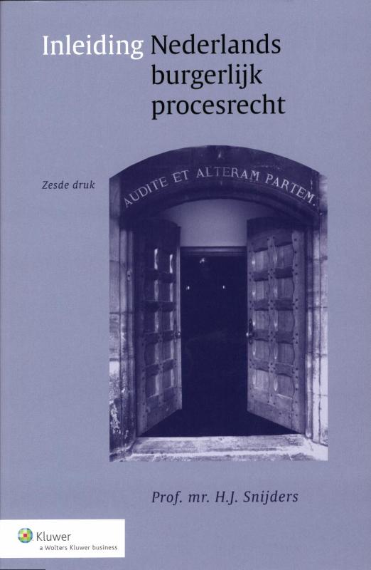 Omslag van Inleiding Nederlands burgerlijk procesrecht