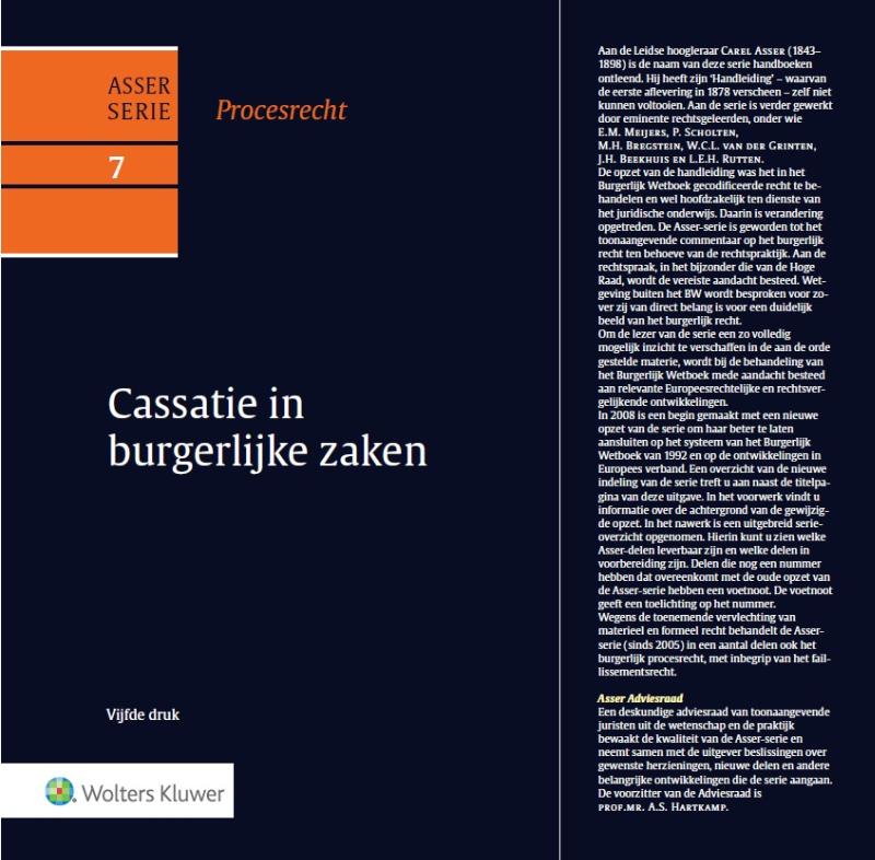 Omslag van Cassatie in burgerlijke zaken