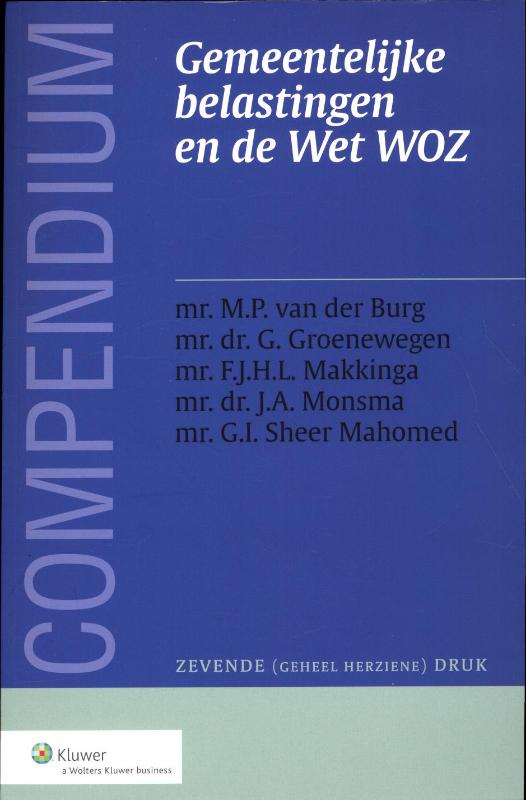Omslag van Compendium Gemeentelijke belastingen en de Wet WOZ