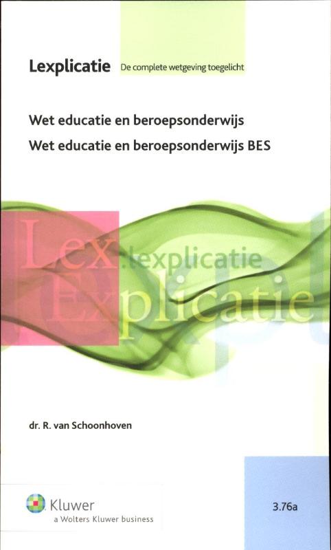 Omslag van Wet educatie en beroepsonderwijs