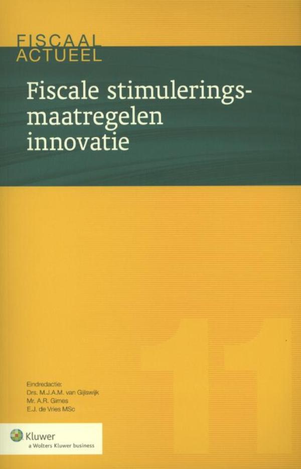 Omslag van Fiscale innovatie stimuleringsmaatregelen