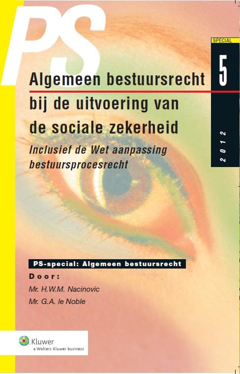 Omslag van PS Special Algemeen Bestuursrecht bij uitvoering sociale zekerheid