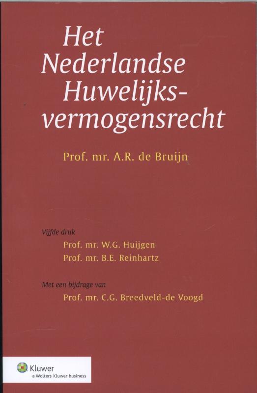 Omslag van Het Nederlandse huwelijksvermogensrecht
