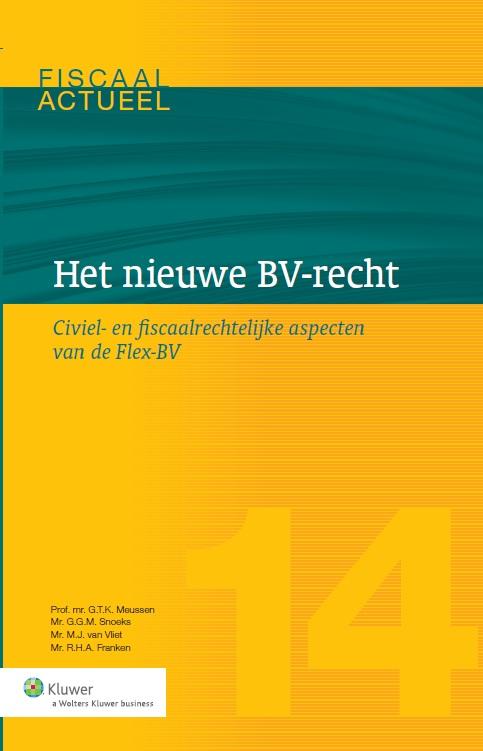 Omslag van Het nieuwe BV-recht