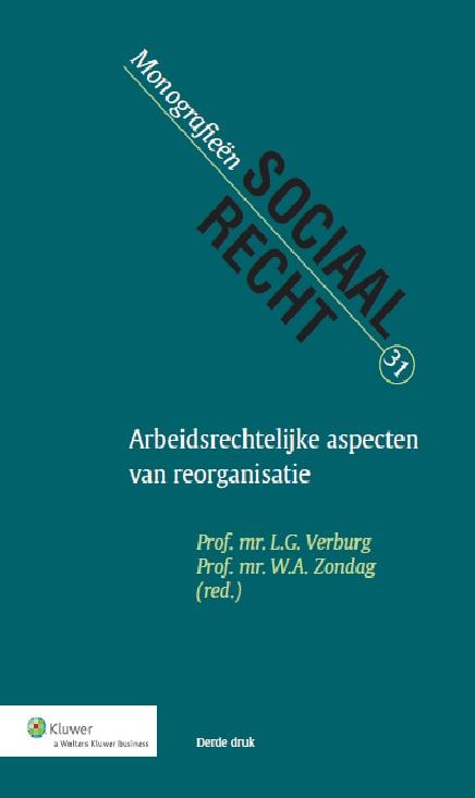 Omslag van Arbeidsrechtelijke aspecten van een reorganisatie