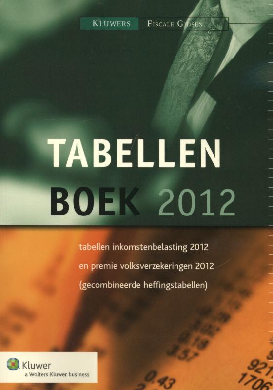 Omslag van Kluwer tabellenboek 2012