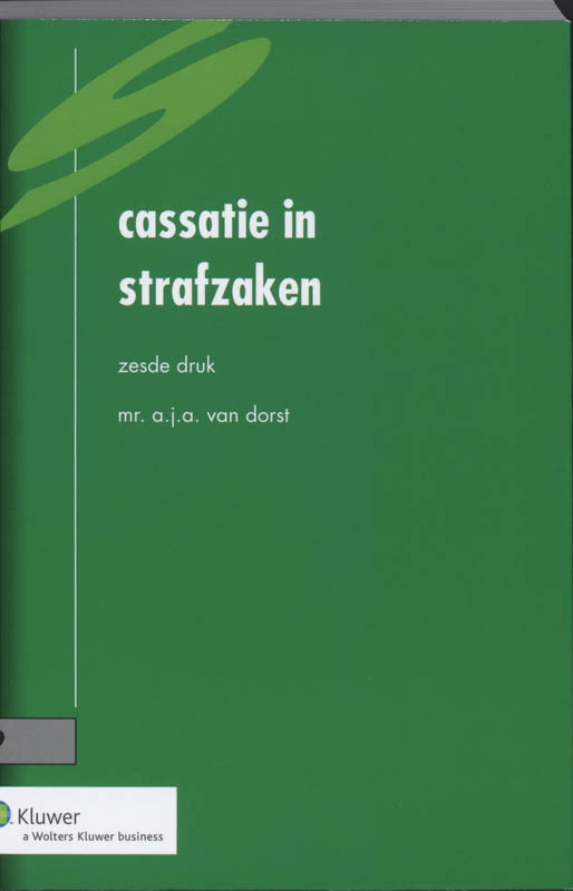 Omslag van Cassatie in strafzaken