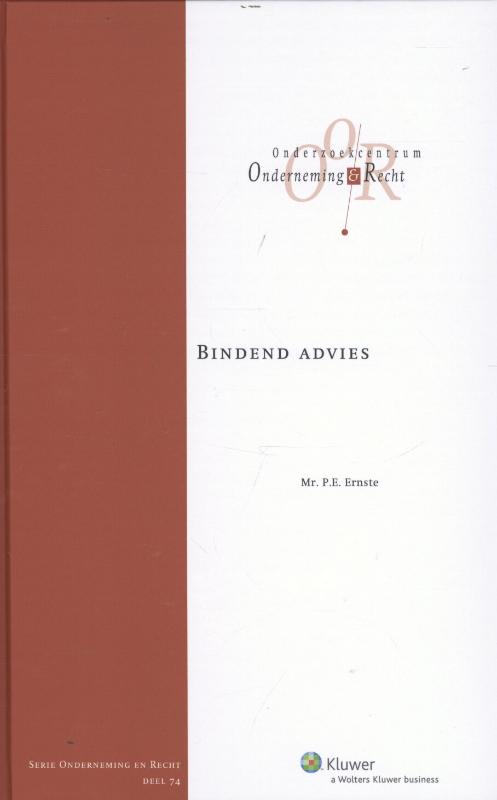Omslag van Bindend advies