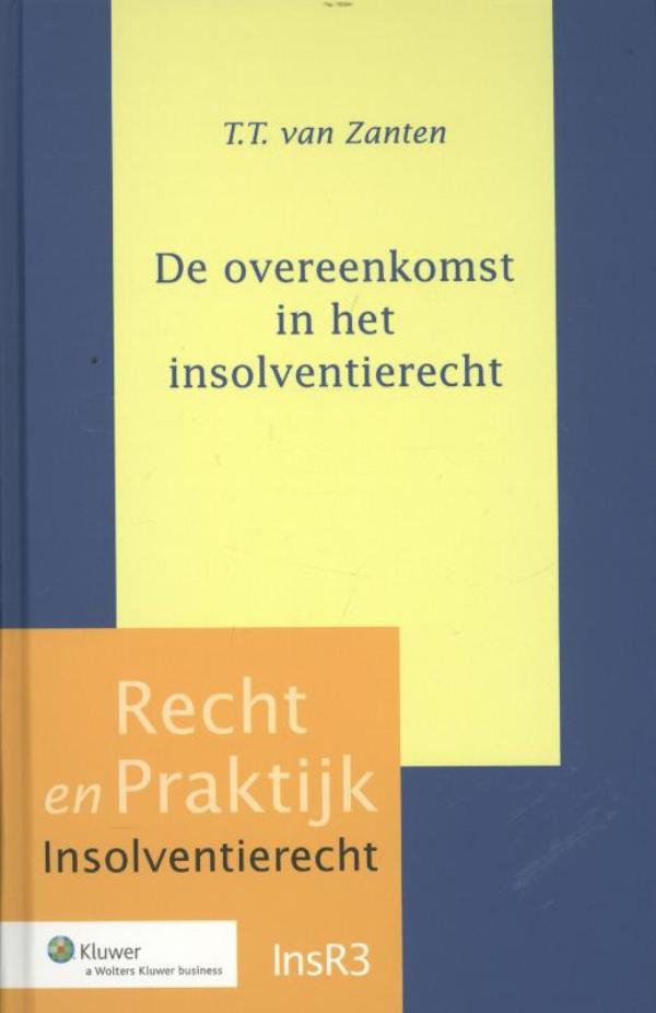 Omslag van De overeenkomst in het insolventierecht