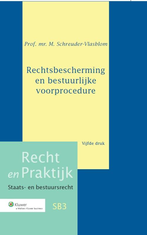 Omslag van Rechtsbescherming en bestuurlijke voorprocedure