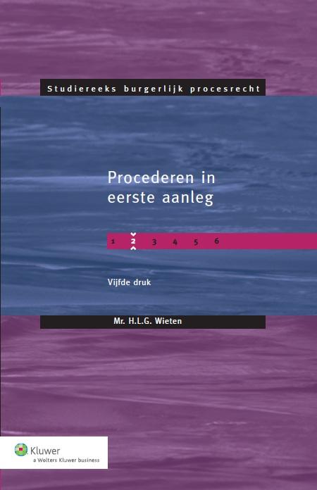 Omslag van Procederen in eerste aanleg