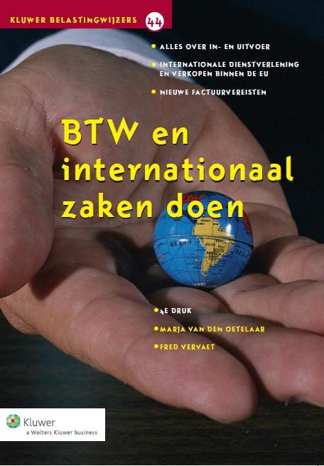 Omslag van BTW en internationaal zaken doen