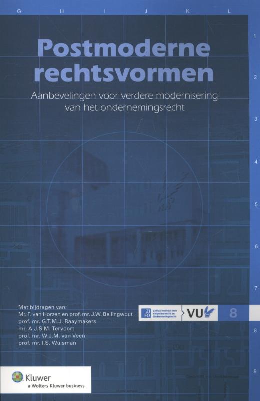 Omslag van Postmoderne rechtsvormen