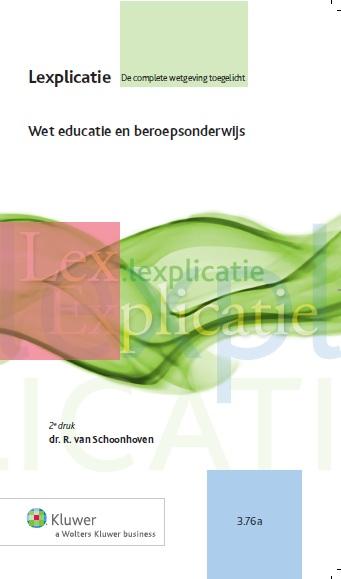 Omslag van Wet educatie en beroepsonderwijs