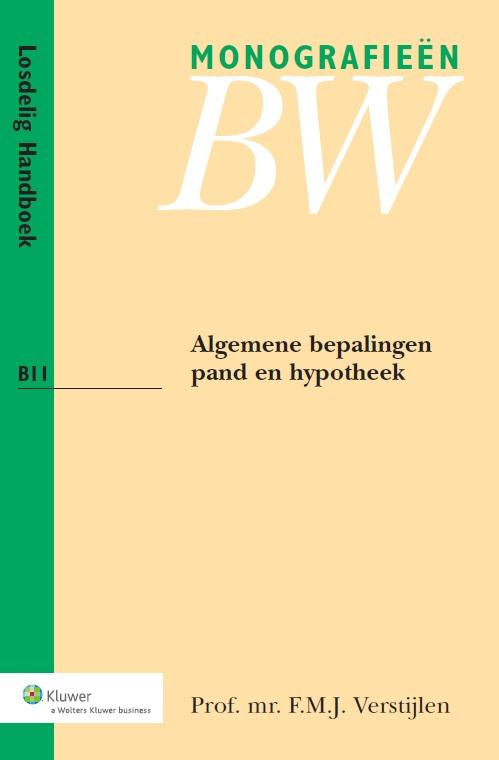 Omslag van Algemene bepalingen pand en hypotheek