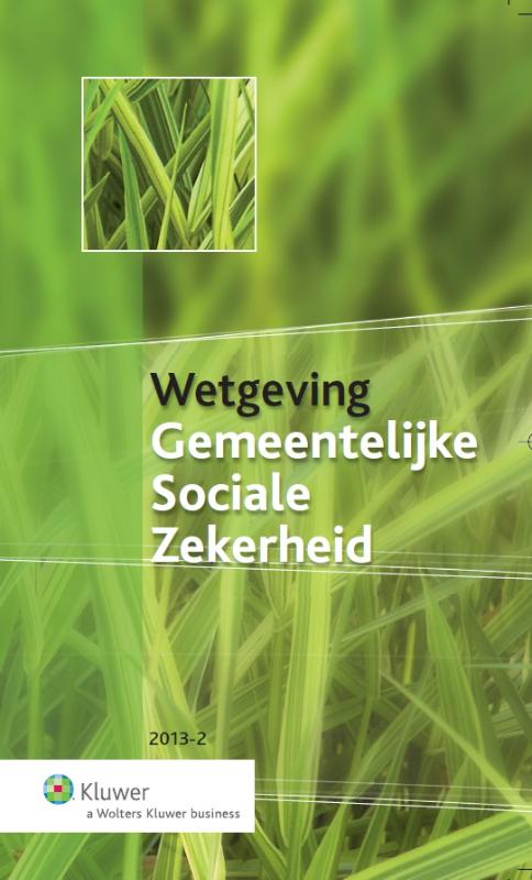 Omslag van Wetgeving gemeentelijke sociale zekerheid