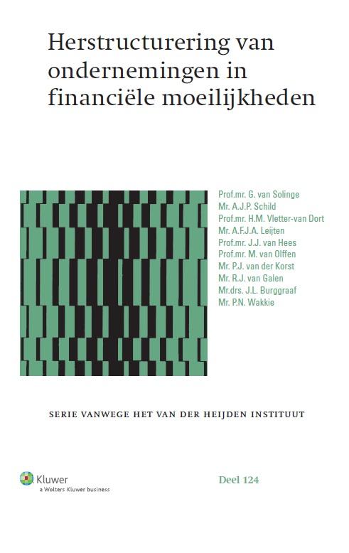 Omslag van Herstructurering van ondernemingen in financiële moeilijkheden