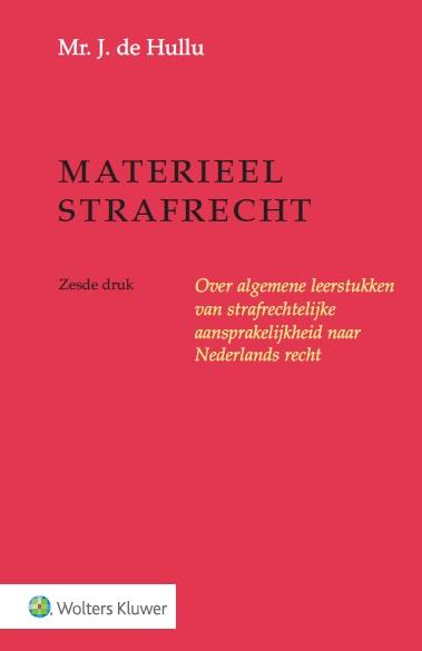 Omslag van Materieel strafrecht